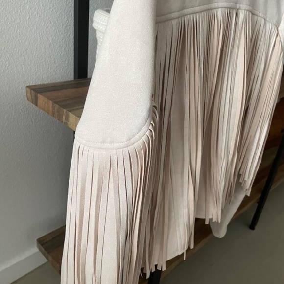 Faux Suede fringe jacket - Picture 4 of 4